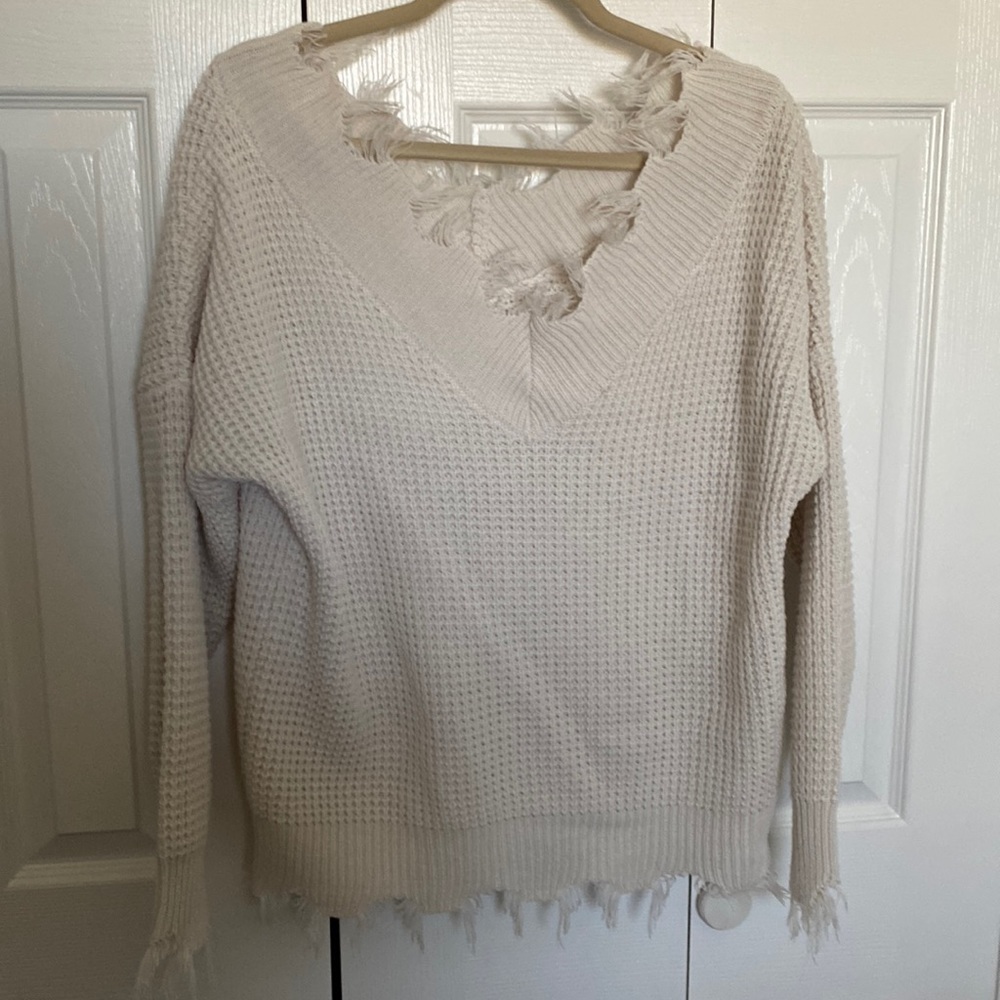 Layer sweater.